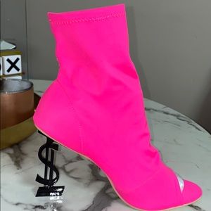 Allten Womens Scarlet Wanda Black Ankle Platform Boots Shoes Halloween Cosplay Costume